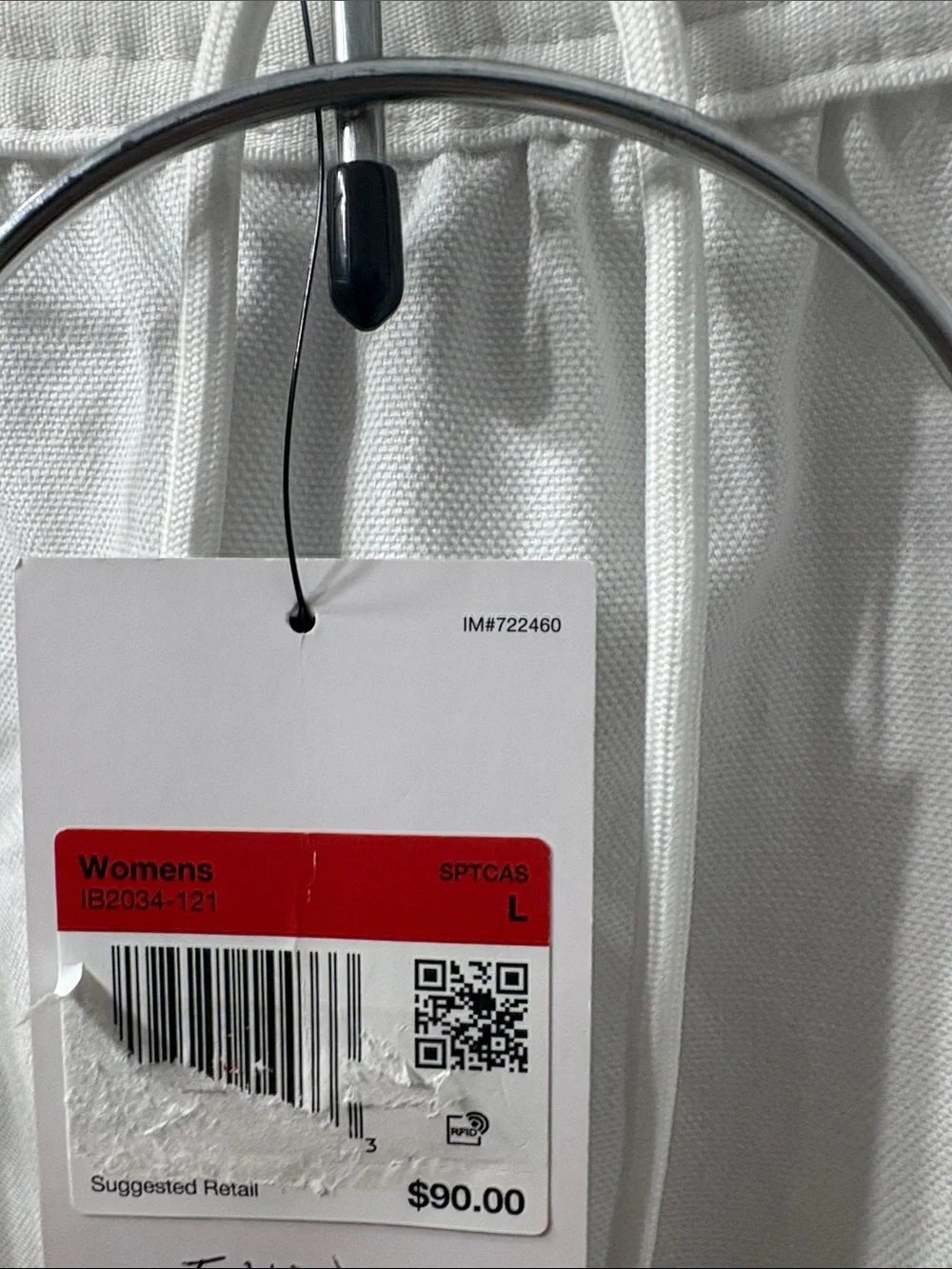 Nike White Women's Athletic tennis skirt  with Drawstring Waist